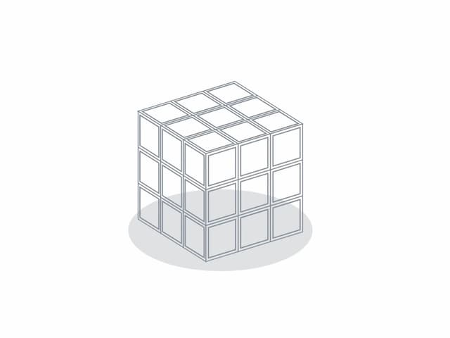 Puzzle Cube — Wireframe component for React & Tailwind by timmikeladze