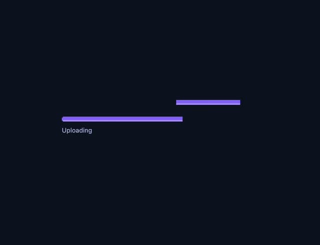 Busy — Upload Download component for React & Tailwind by zweiundeins