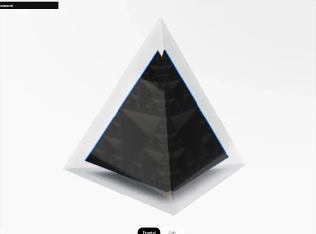 Glass Fractal — Glassmorphism component for React & Tailwind by VGPU