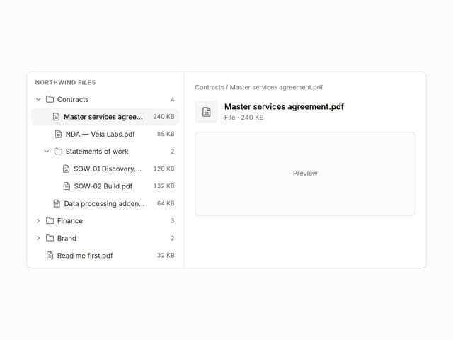 Tree View — File Tree component for React & Tailwind by Mohamed Uvaish