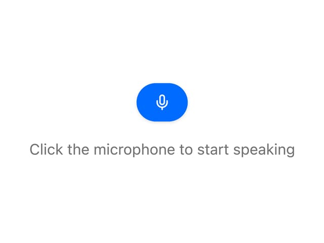 Speech Input — Voice component for React & Tailwind by Vercel