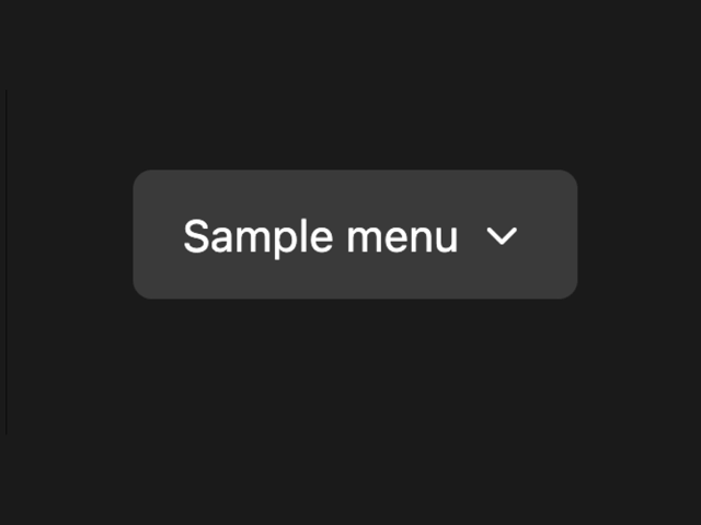 Dropdown Menu - Apps SDK UI