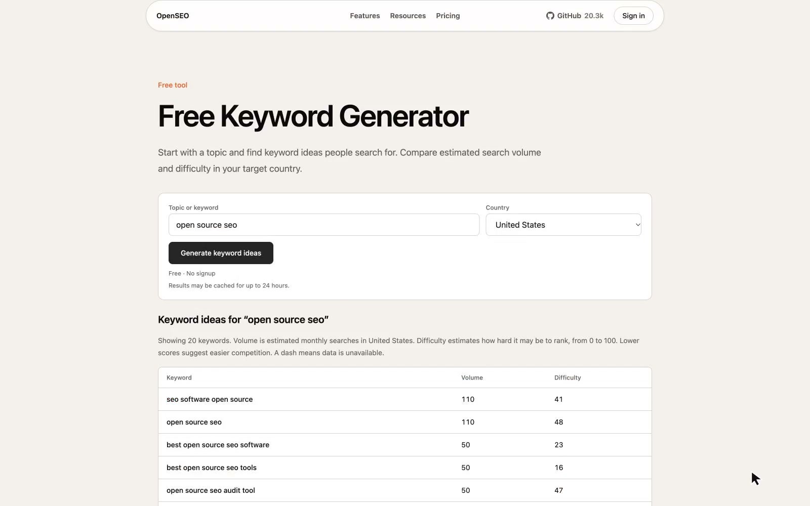 OpenSEO: Open-source SEO workspace with site audits, keyword research, and rank tracking.