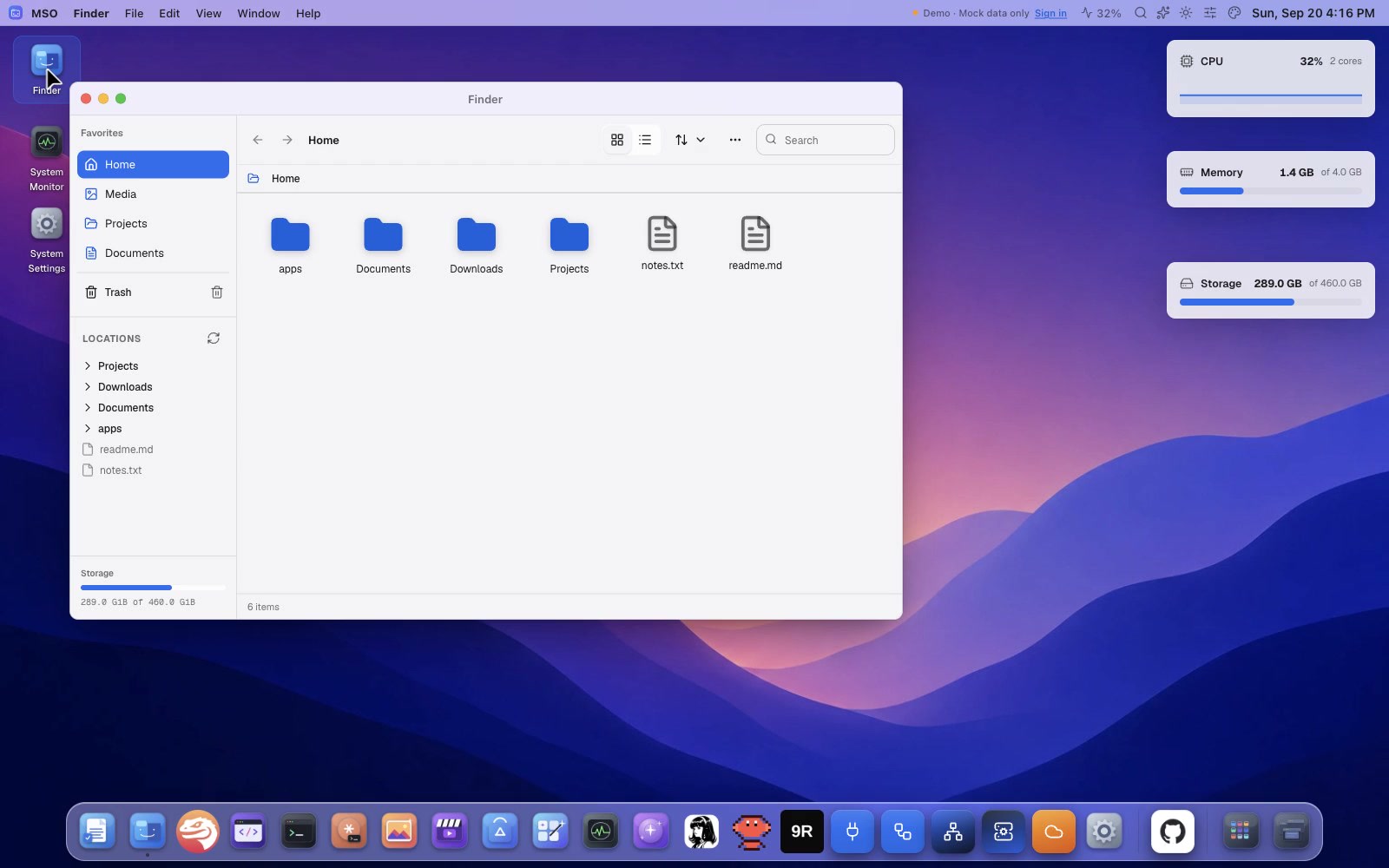 mso: Browser-based shell and file manager for your Linux server, with a real terminal, live metrics and optional AI tools.