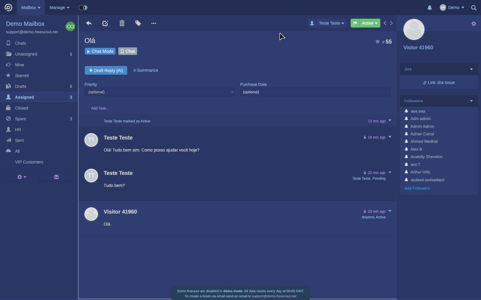 freescout: FreeScout — Free self-hosted omnichannel AI-powered helpdesk & shared mailbox