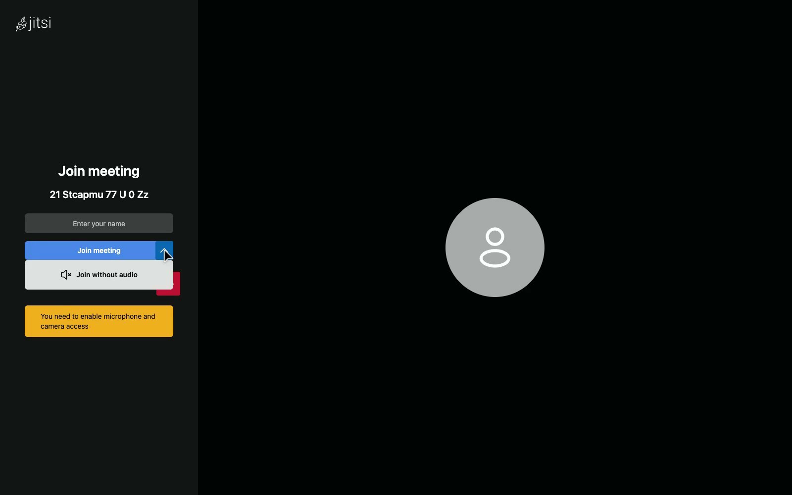 Jitsi Meet: Open-source video meetings in the browser.