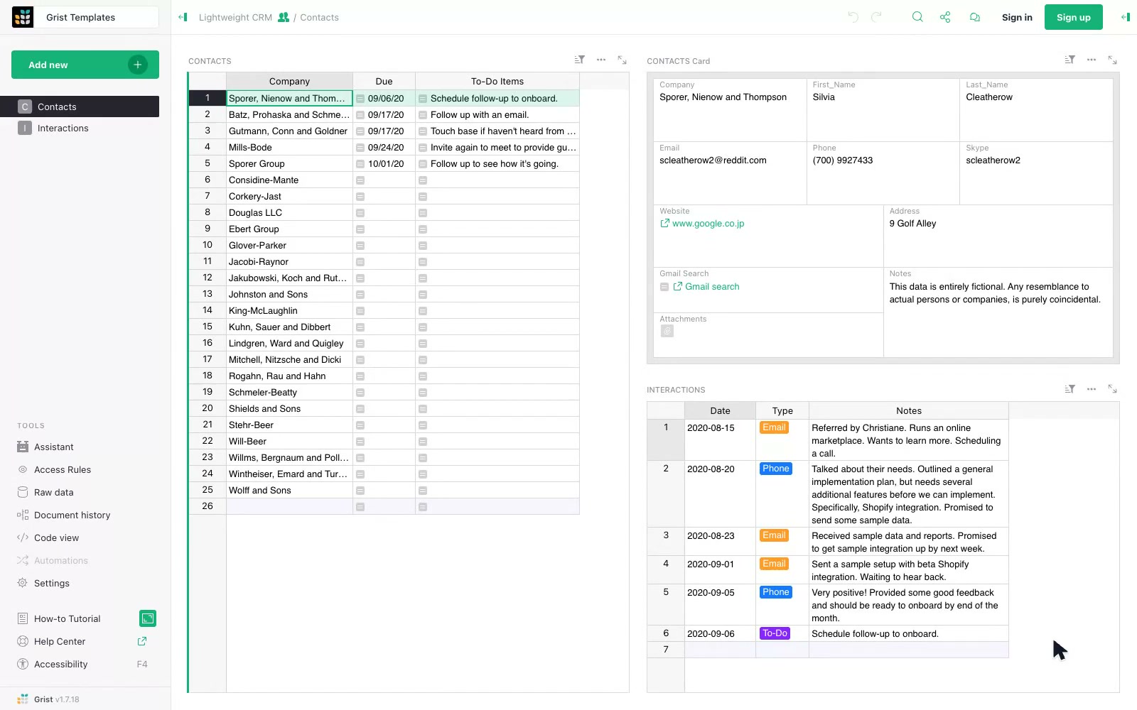 Grist: Grist is the evolution of spreadsheets.