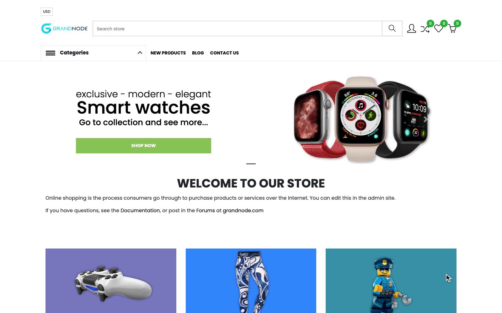 GrandNode: E-commerce platform built with ASP.NET Core using MongoDB for NoSQL storage