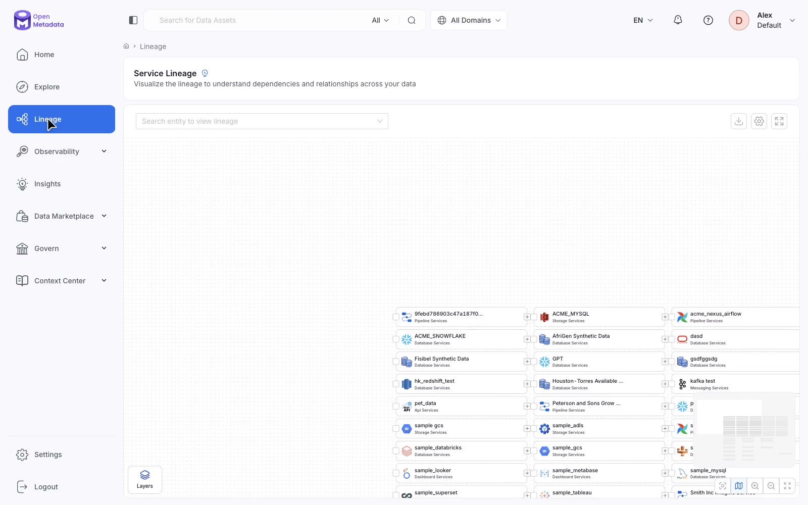 OpenMetadata: The Open Context Layer for Data and AI , OpenMetadata is the open platform for building trusted data context and business semantics for humans, AI assistants, and agents.