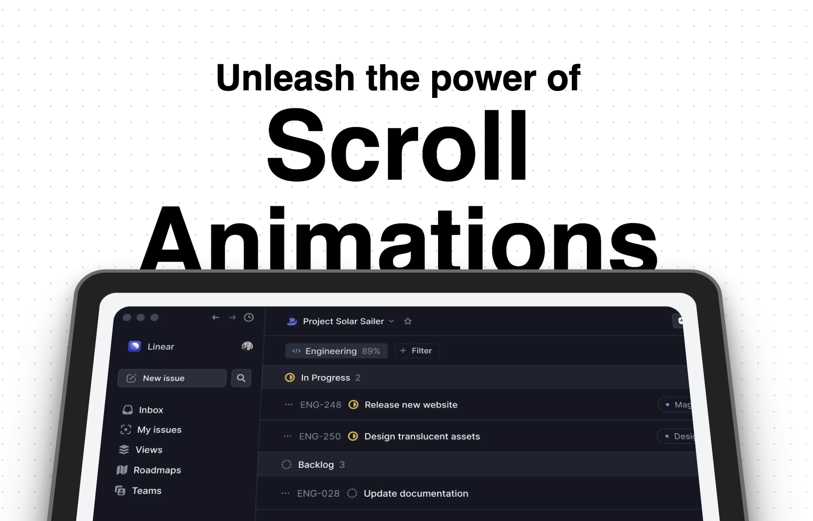 Container Scroll Animation