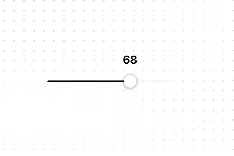 Slider Number Flow