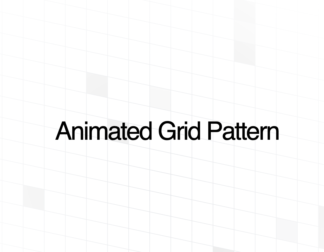 Animated Grid Pattern