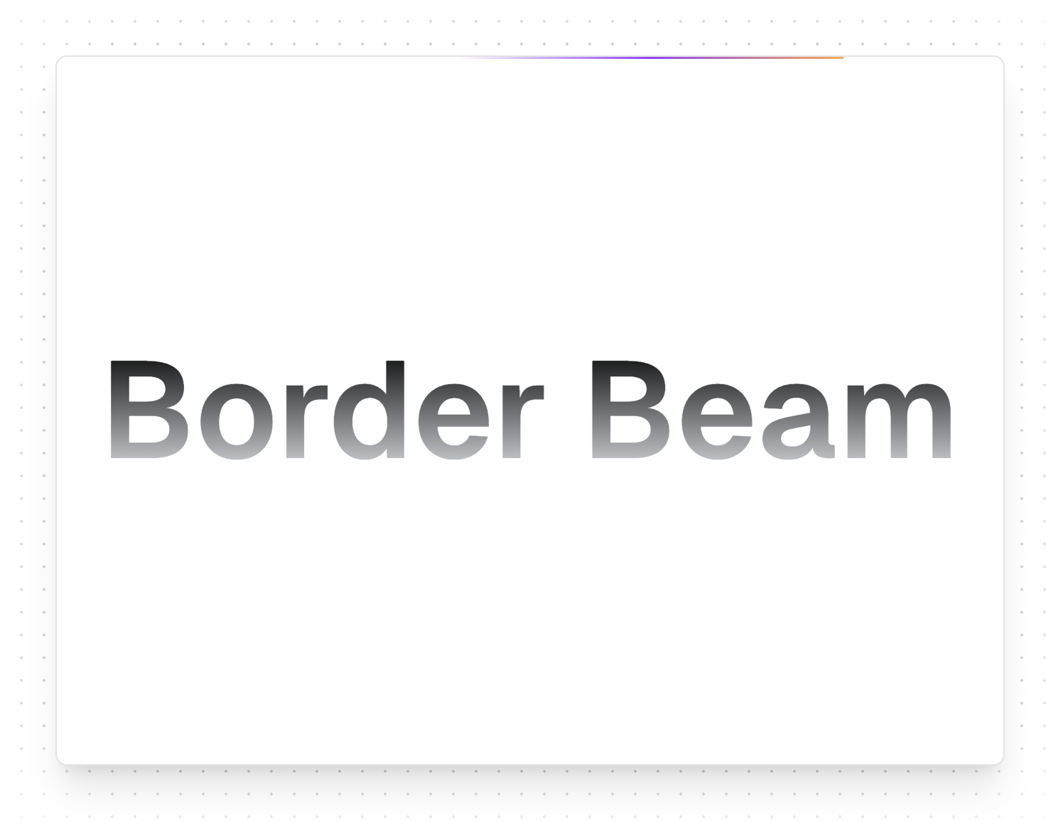 Border Beam