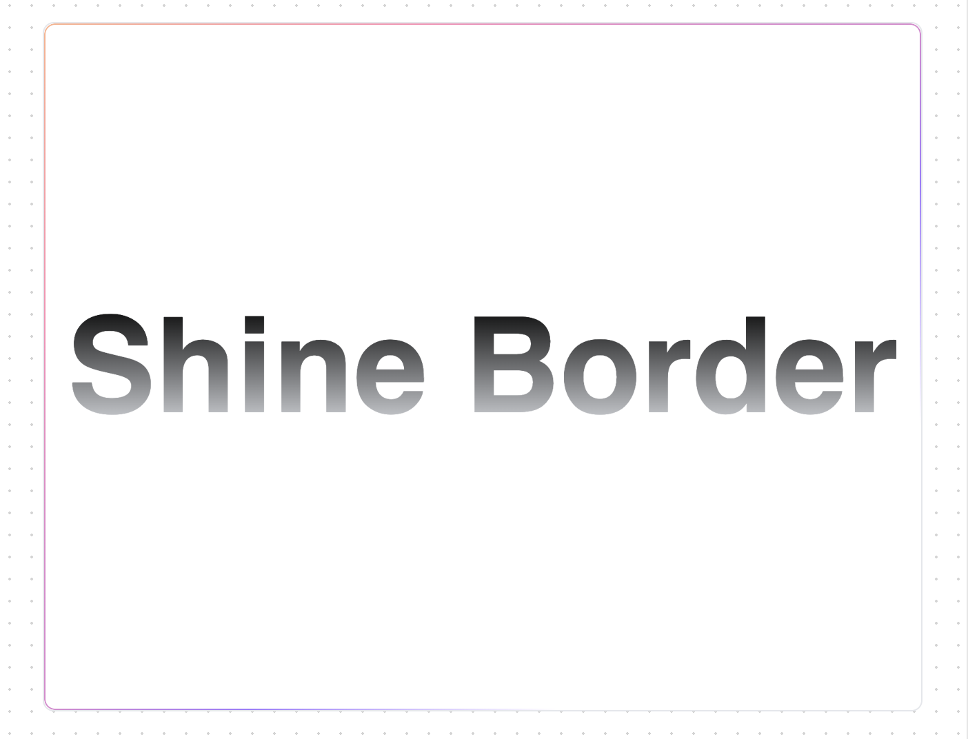 Shine Border