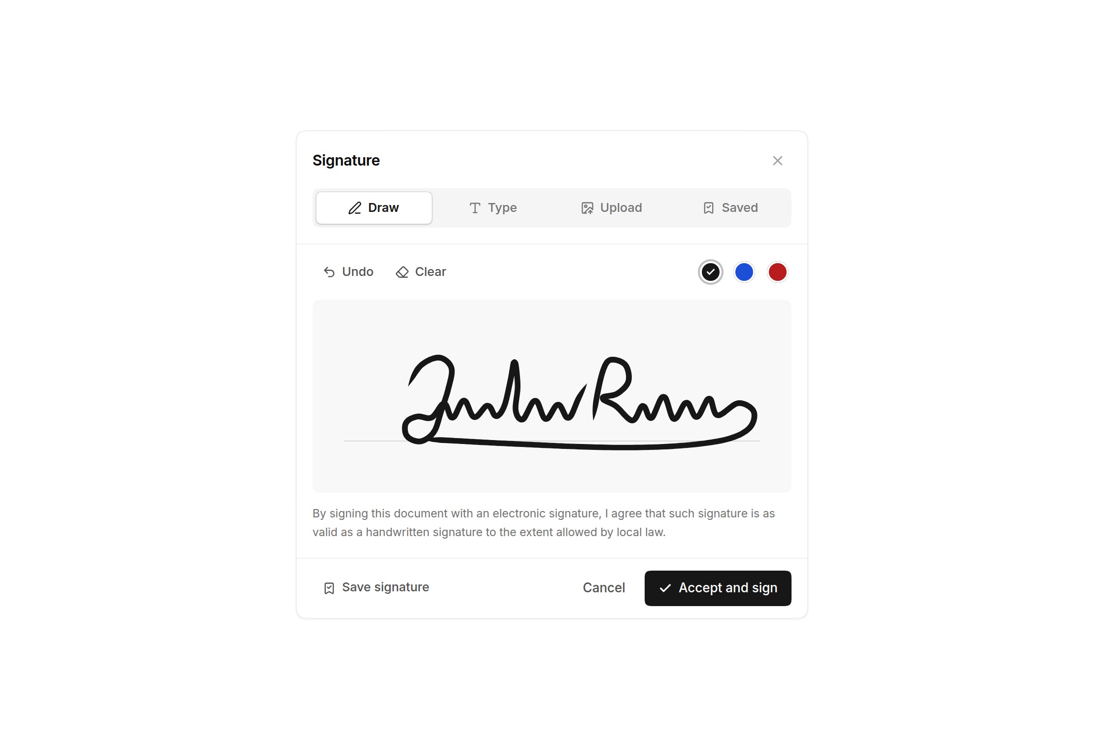 Signature Pad