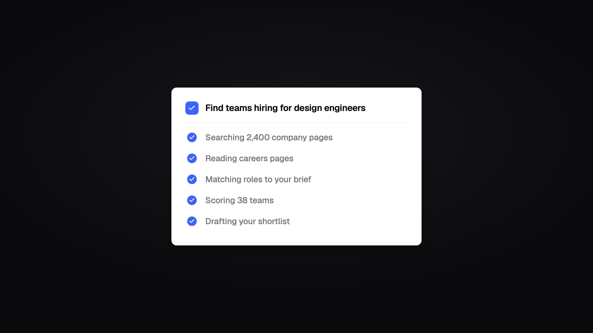 Agent Steps preview